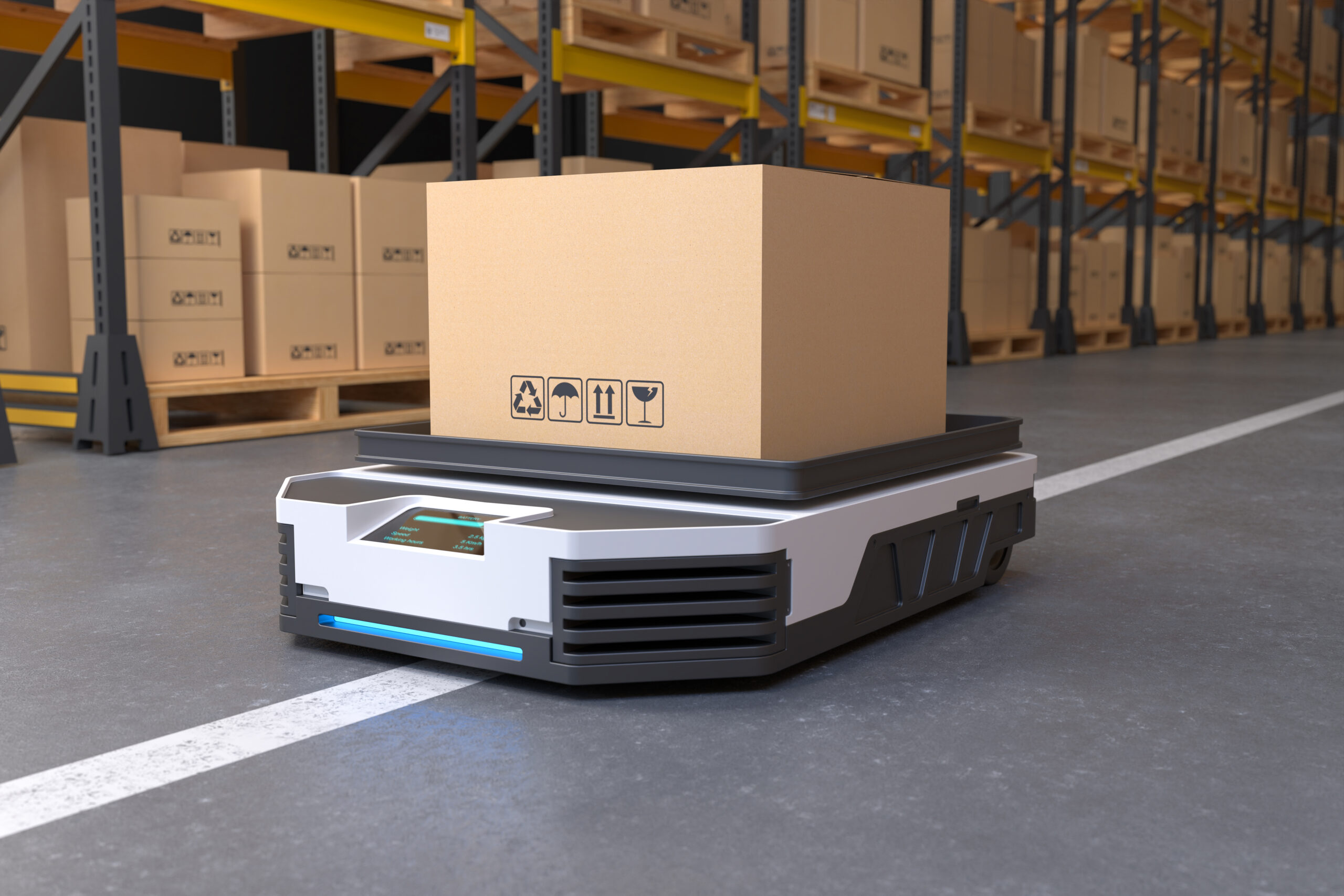 Autonomous Robot transportation in warehouses, Warehouse automat